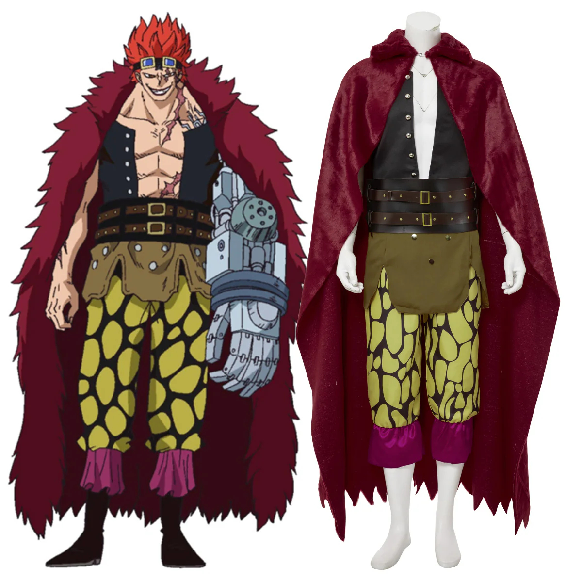 One Piece Eustass Kid Cosplay Costume