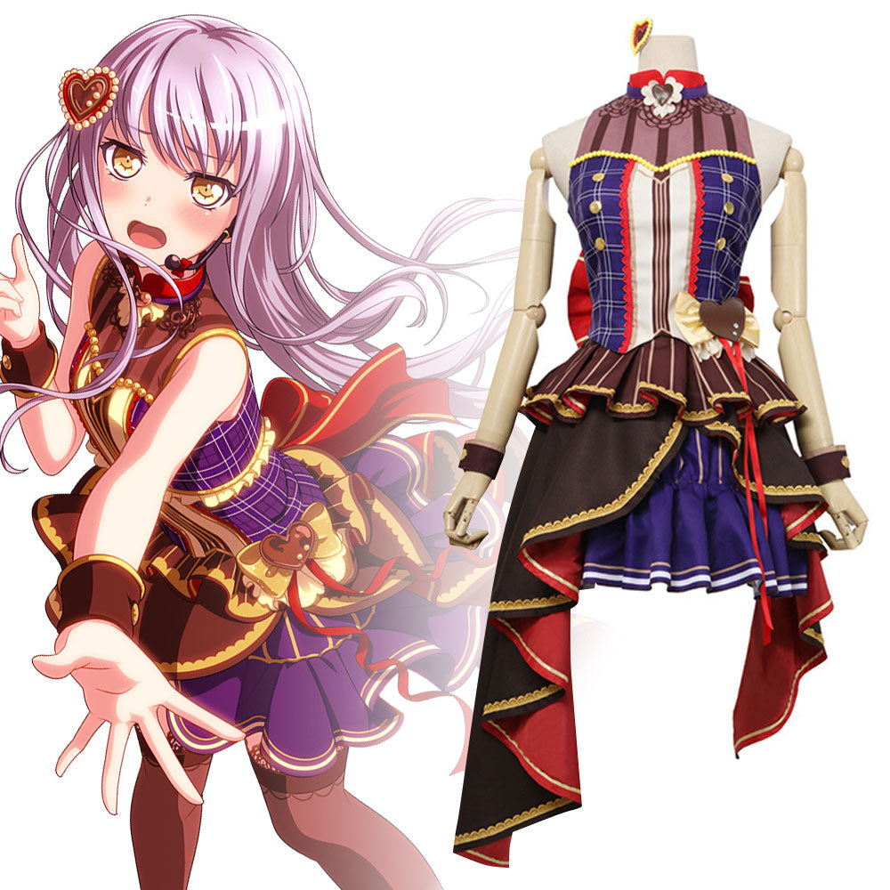 Bang Dream! Roselia Time Spent In Secret Minato Yukina Cosplay Costume