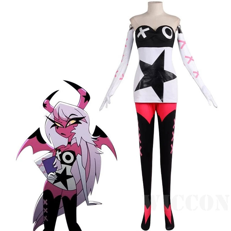 Hazbin Hotel Verosika Mayday Default Cosplay Costume