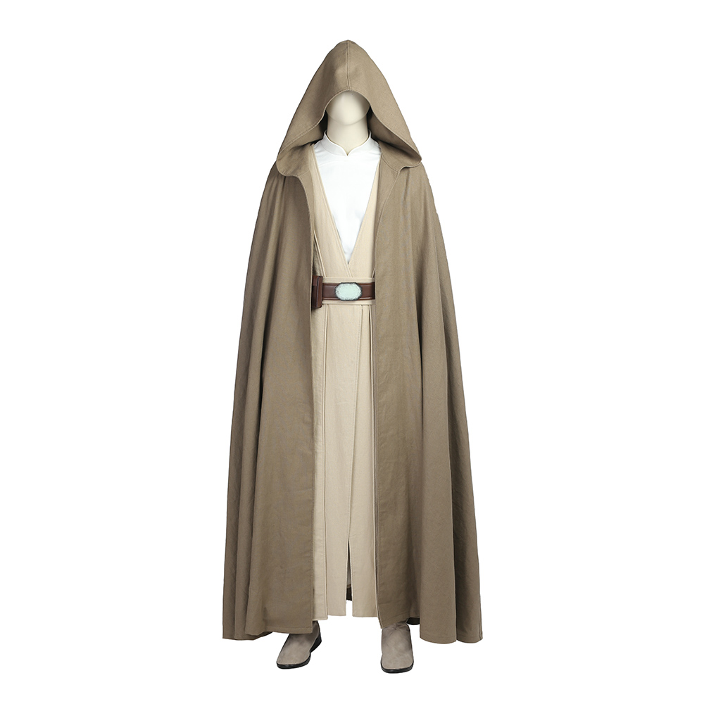 Movie Star Wars Luke Skywalker Cosplay Party Dress Set Halloween Men's Costume Outfits Full Set M20170166