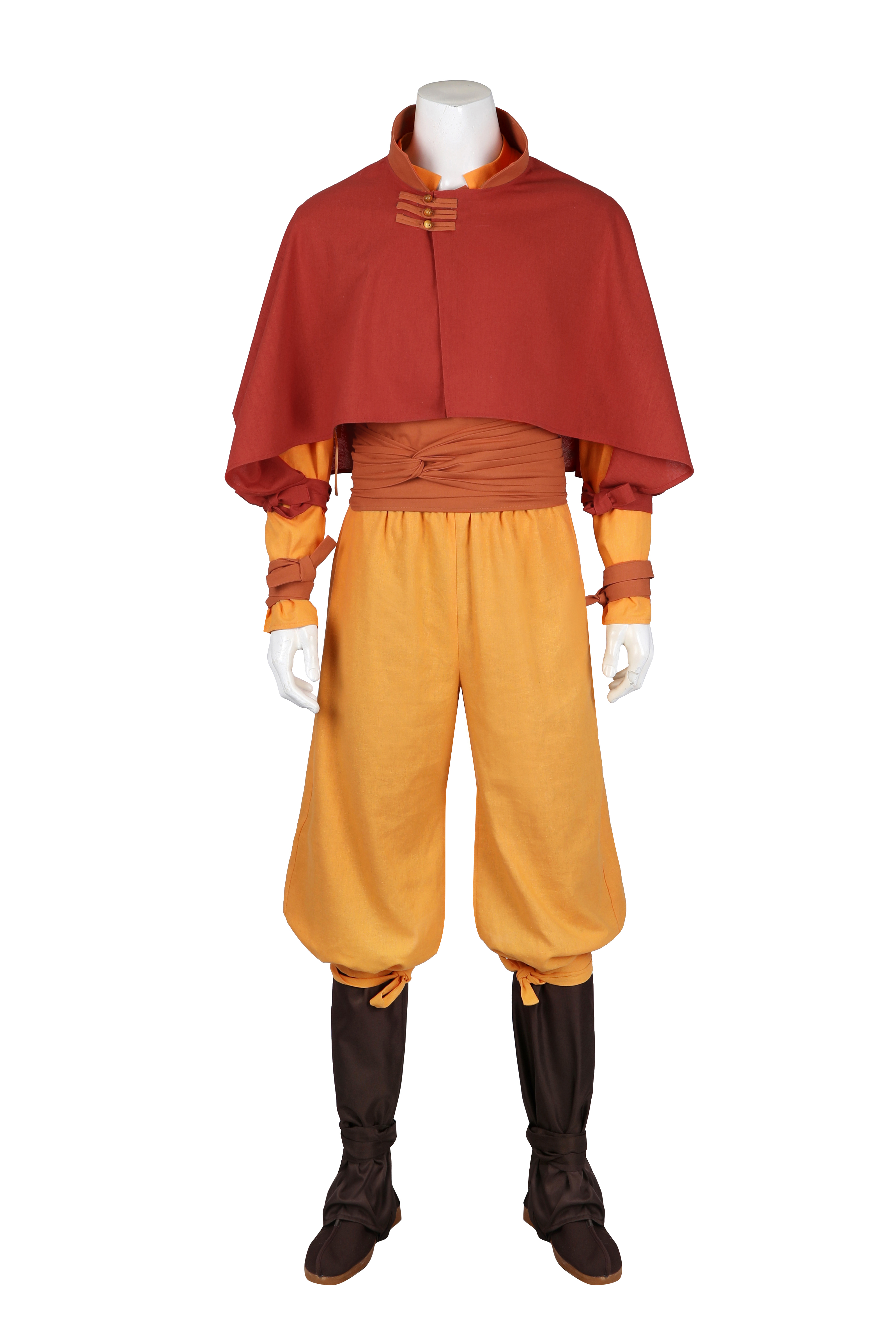 Anime Avatar Airbender Avatar Aang Cosplay Costume Adult Kids Unisex Jumpsuit Suit Bodysuit Halloween Uniform