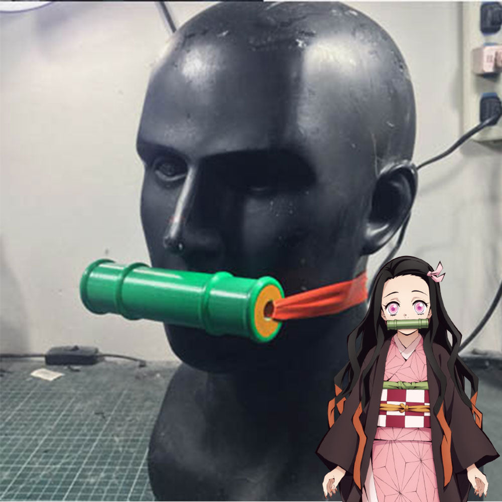 Demon Slayer: Kimetsu No Yaiba Nezuko Kamado Bamboo Tube Cosplay Accessory Prop PLA