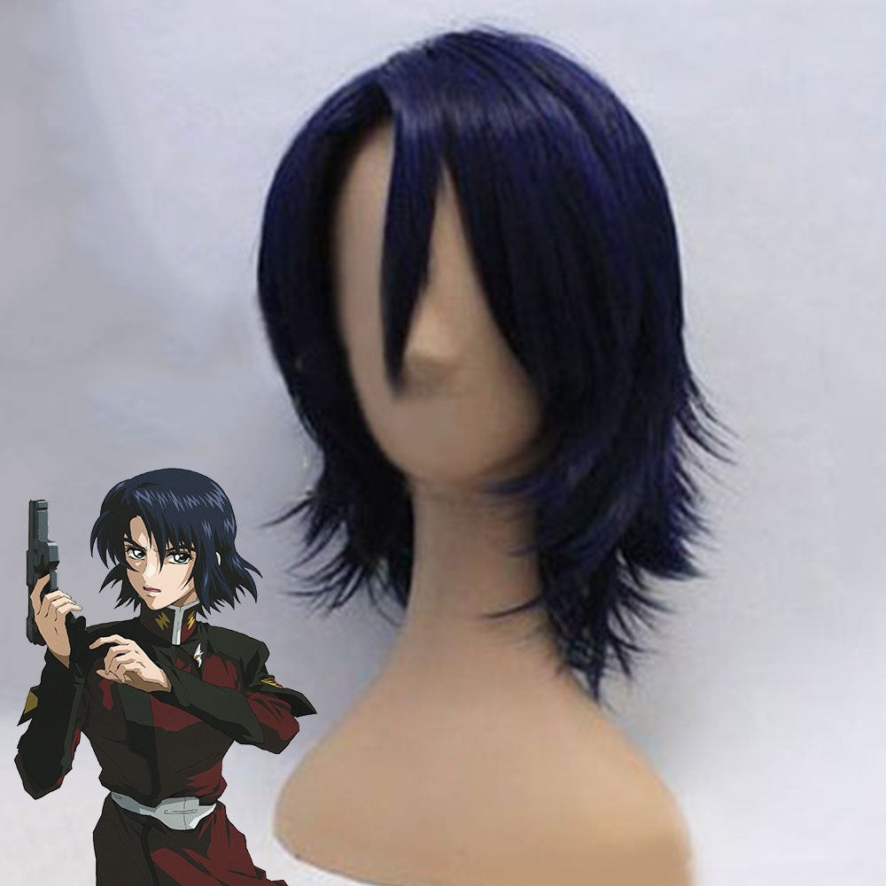 Mobile Suit Gundam SEED Athrun Zala Blue Cosplay Wig