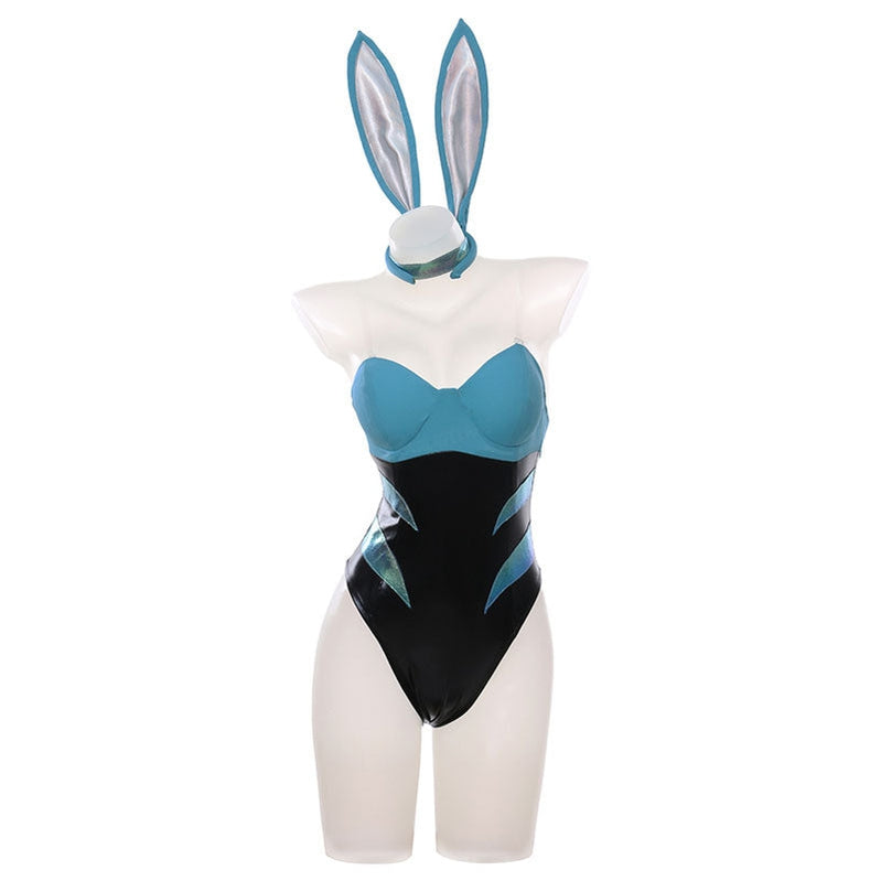 LOL KDA ALL OUT Akali Bunnysuit Cosplay Costumes