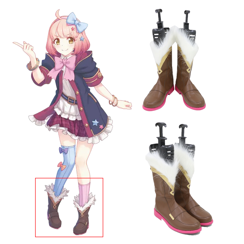 Game Princess Connect! Re:Dive Kazama Chieru Cosplay Shoes Boots