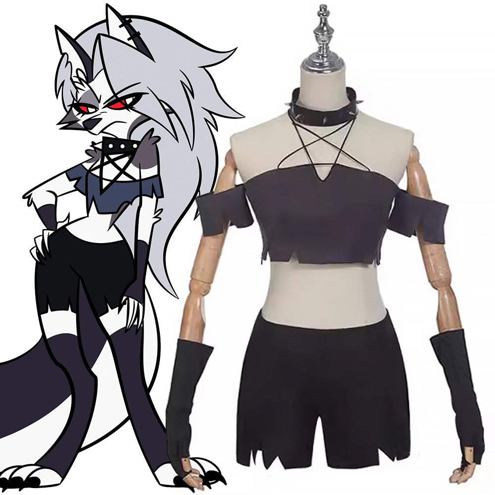 Hazbin Hotel Loona Cosplay Costume