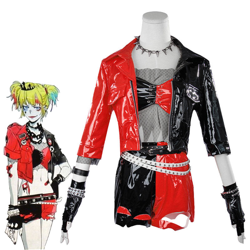 Suicide Squad Isekai Harley Quinn Dresses Halloween Cosplay Costumes