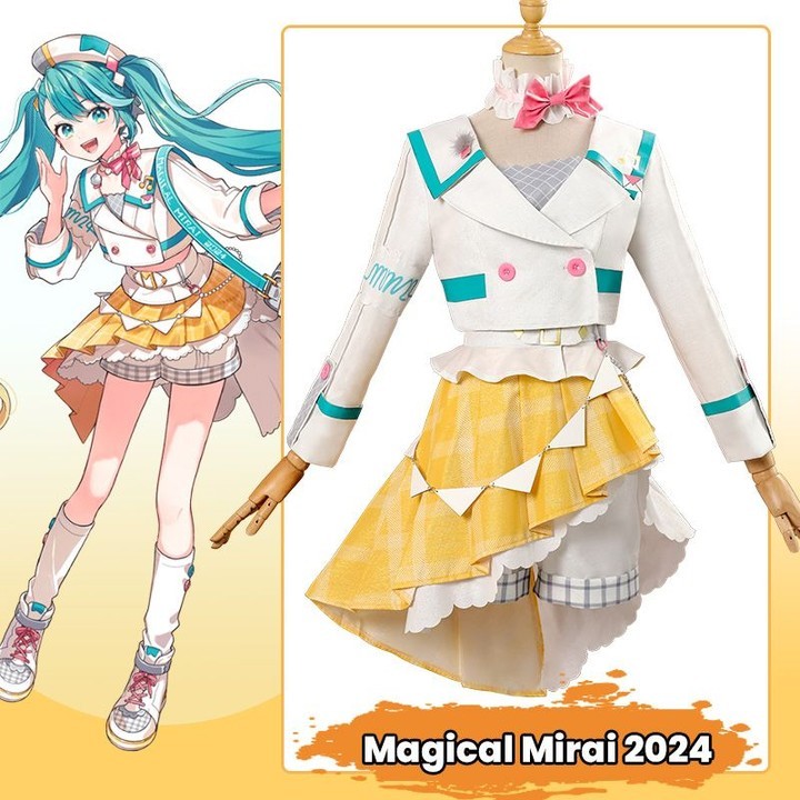 Hatsune Miku Magical Mirai 2024 Cosplay Costume And Bag
