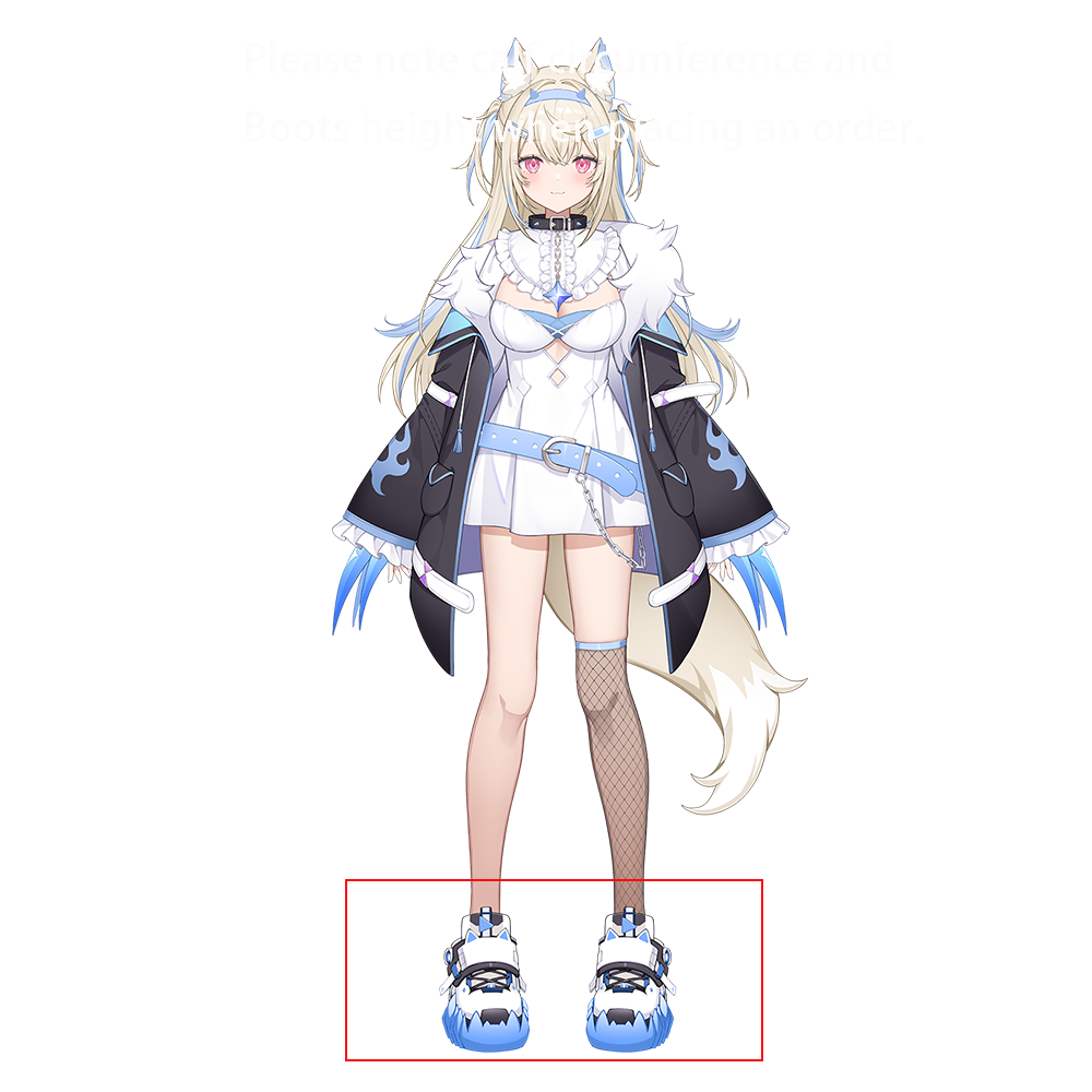 Virtual YouTuber VTuber Hololive Fuwawa Abyssgard Cosplay Shoes Boots