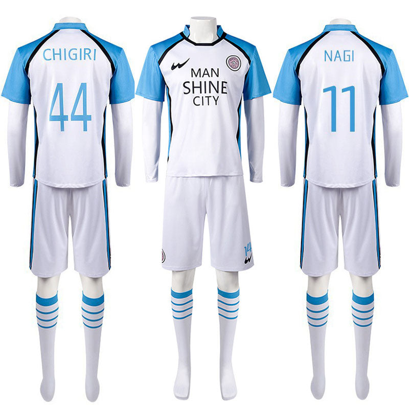 Anime Blue Lock Hyoma Chigiri & Seishiro Nagi Jersey Cosplay Costumes