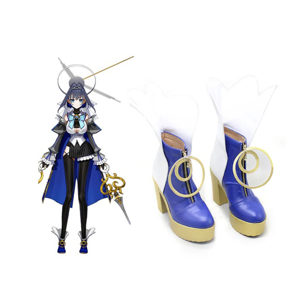 Anime Virtual YouTuber Ouro Kronii Cosplay Shoes