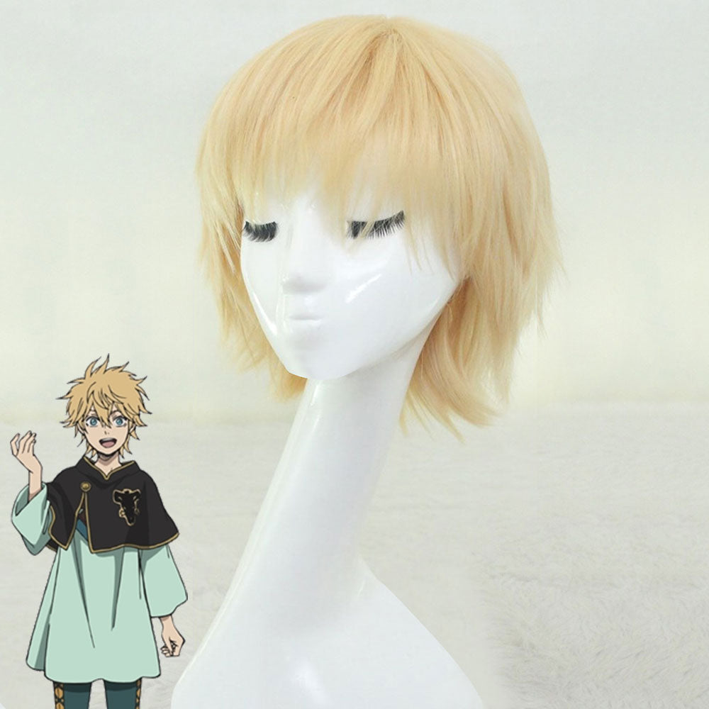 Black Clover Luck Voltia Light Golden Cosplay Wig