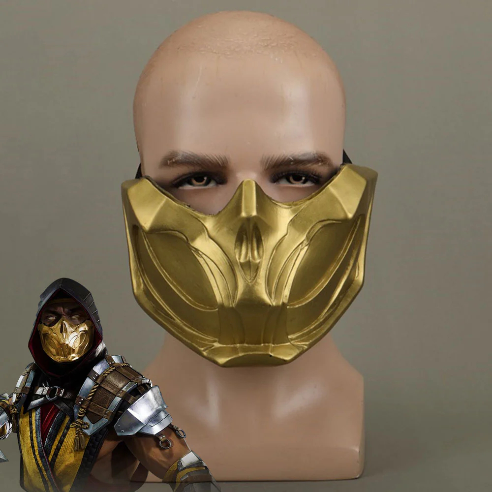 Mortal Kombat 11 Scorpion Halloween Mask Cosplay Prop Accessory