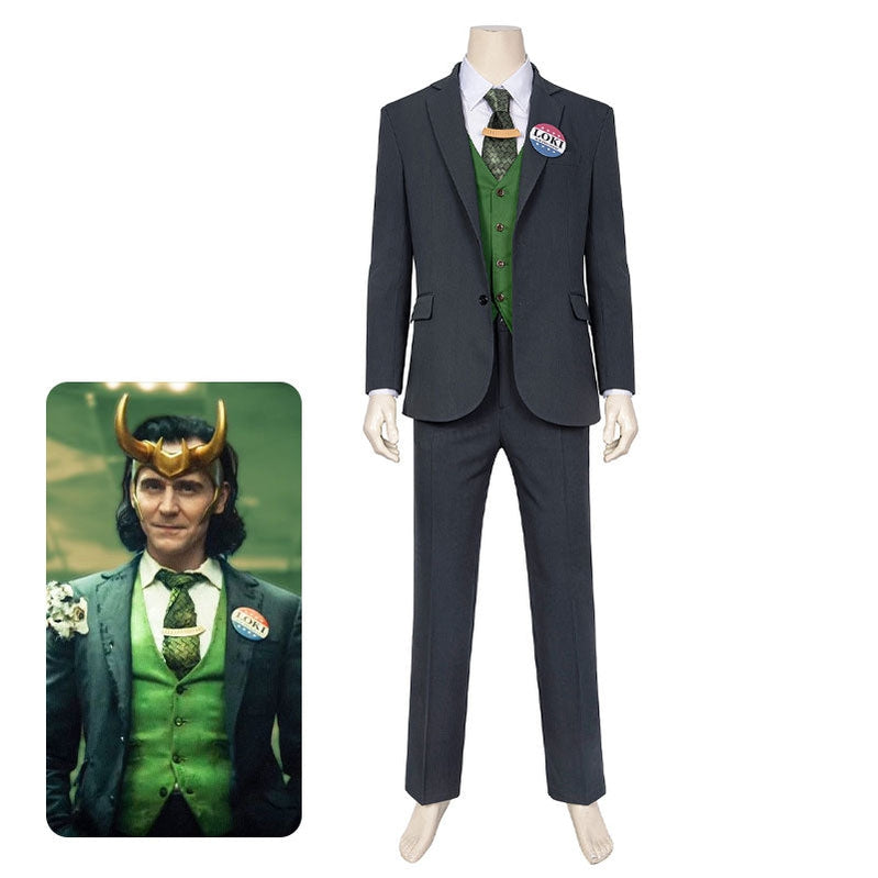 Loki Loki Laufeyson Full Suit Cosplay Costumes
