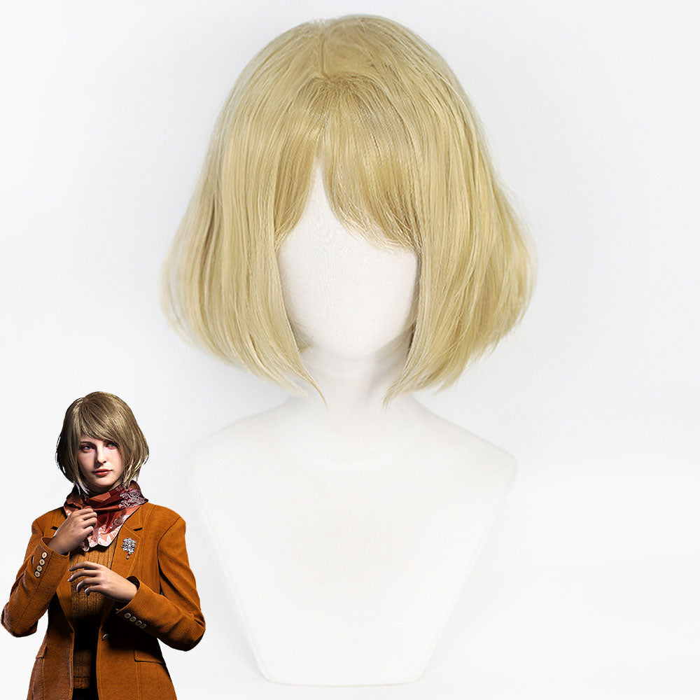 Resident Evil IV 4 Remake Ashley Graham Cosplay Wig