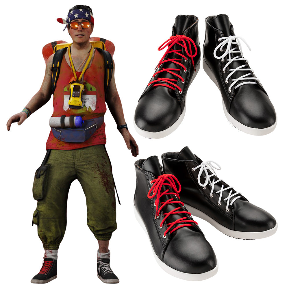 Dead by Datlight Dwight Fairfield Counselor Loadout Black Cosplay Shoes