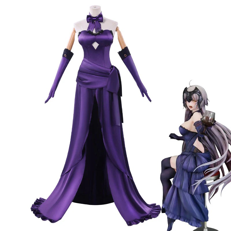 Fate Grand Order Ruler Jeanne D'Arc Alter Holy Night Dinner Cosplay Costumes
