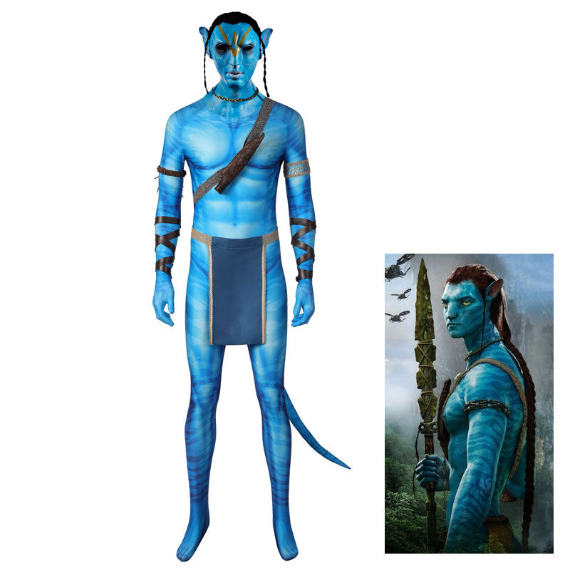 Avatar 2 The Way of Water Jake Sully Mask Cosplay Props