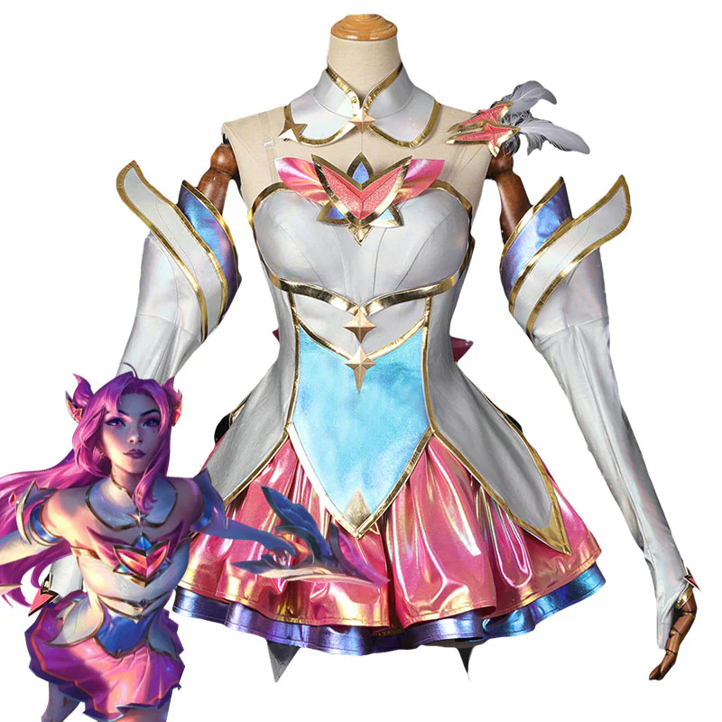 League of Legends LOL Kaisa Star Guardian Cosplay Costume Halloween Carnival Suit