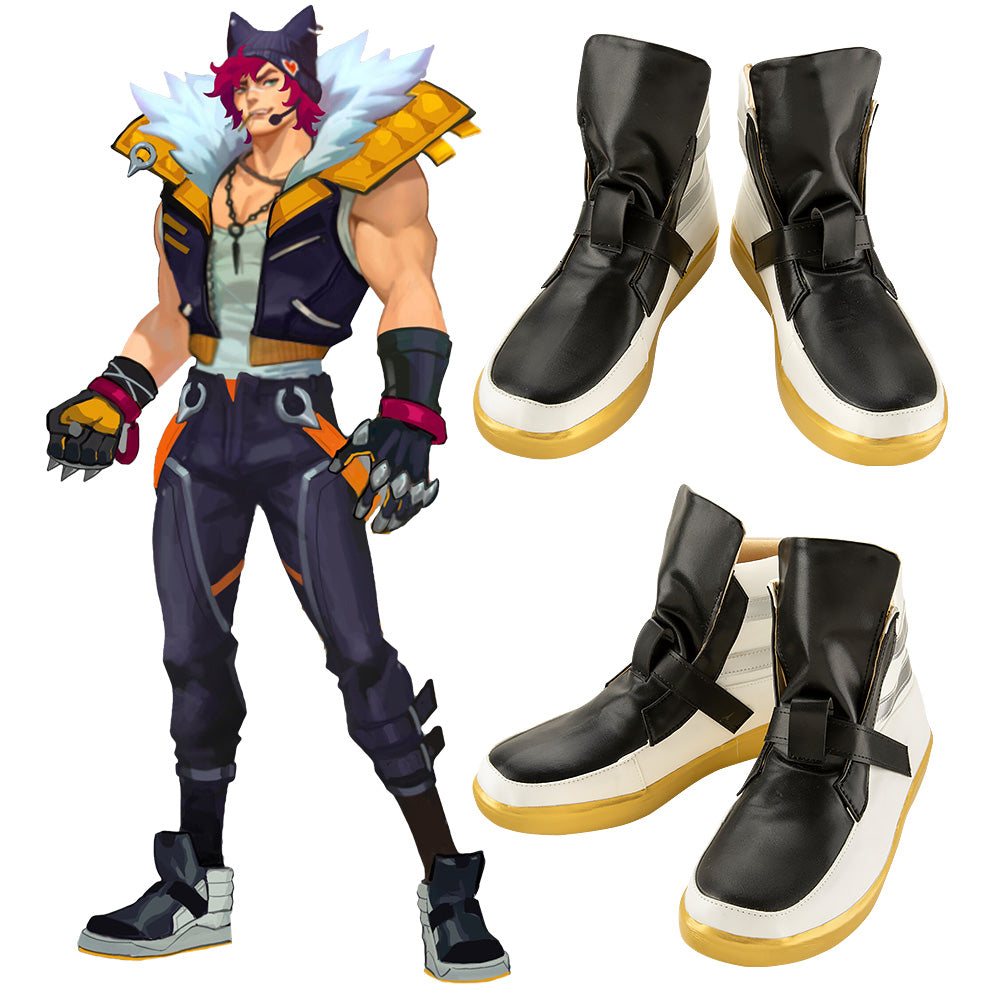 League Of Legends LOL HEARTSTEEL Sett Cosplay Shoes