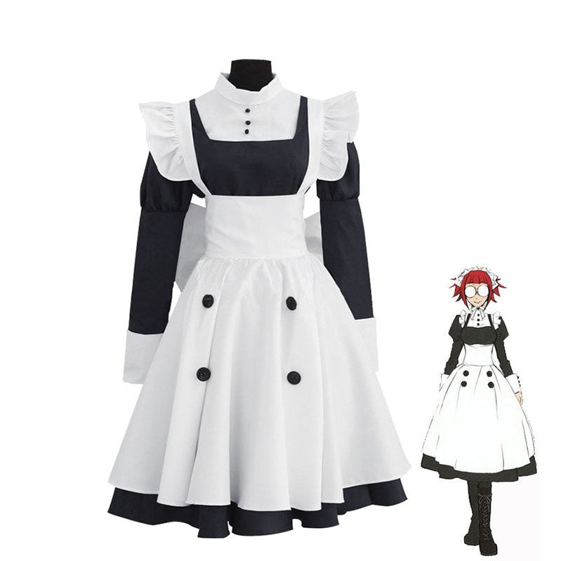 Anime Black Butler Kuroshitsuji Mey Rin Cosplay Costume