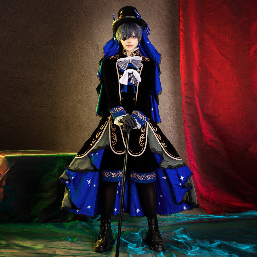 Costume cosplay Black Butler Ciel Phantomhive Church Choir