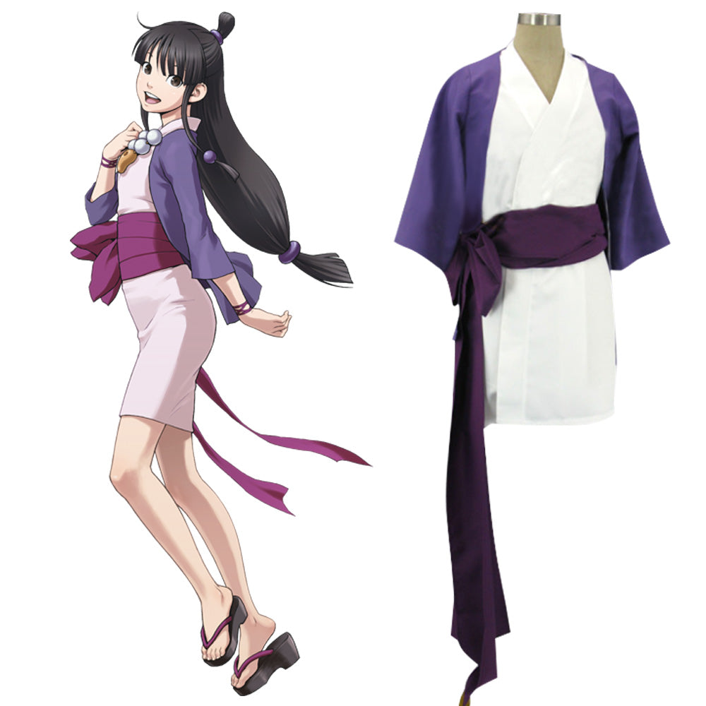 Ace Attorney Gyakuten Saiban Maya Fey Cosplay Costume