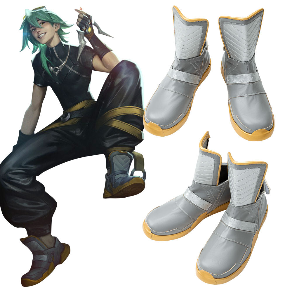 League Of Legends LOL HEARTSTEEL Ezreal EZ Cosplay Shoes
