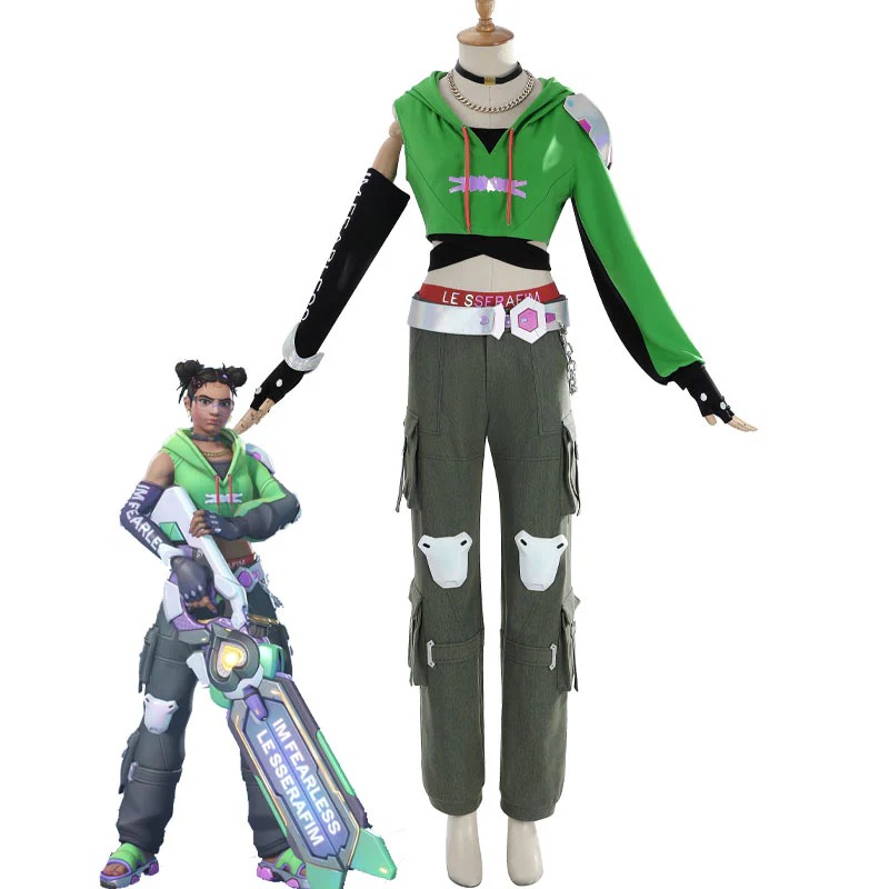 Overwatch 2 X LE SSERAFIM FEARLESS Illari Cosplay Costume