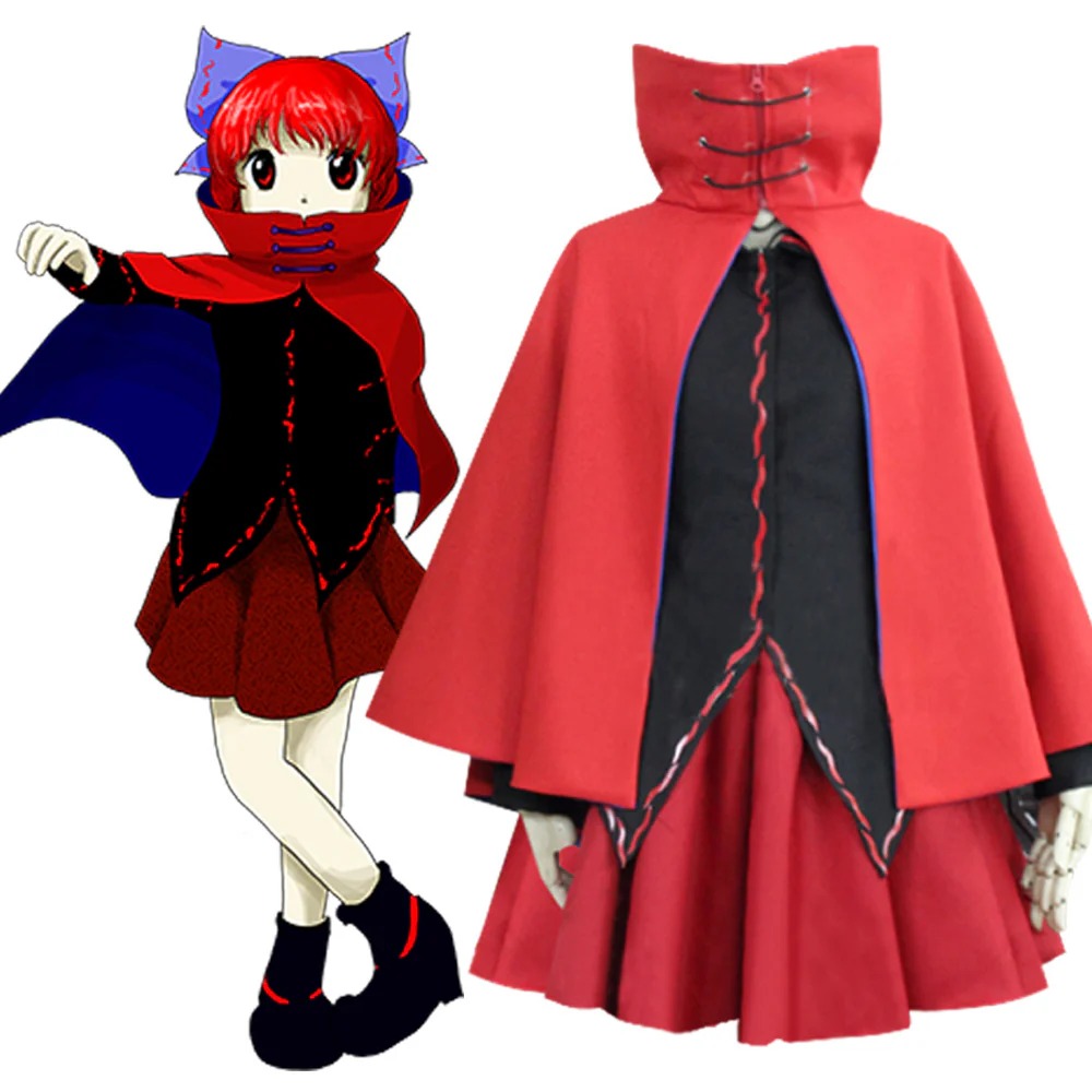 Touhou Project Sekibanki Cosplay Costume