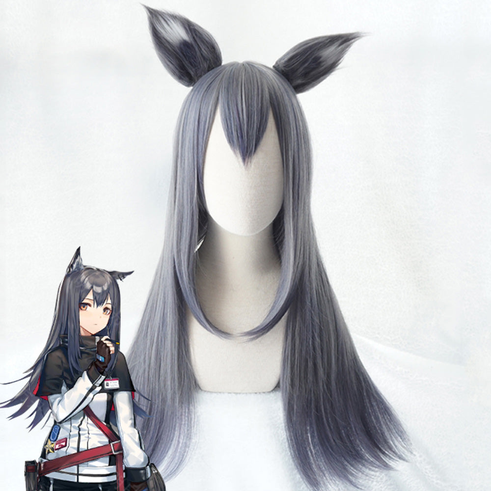Arknights Texas Grey Cosplay Wig