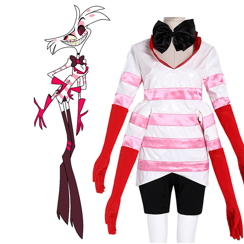 Hazbin Hotel Angel Dust Cosplay Costume