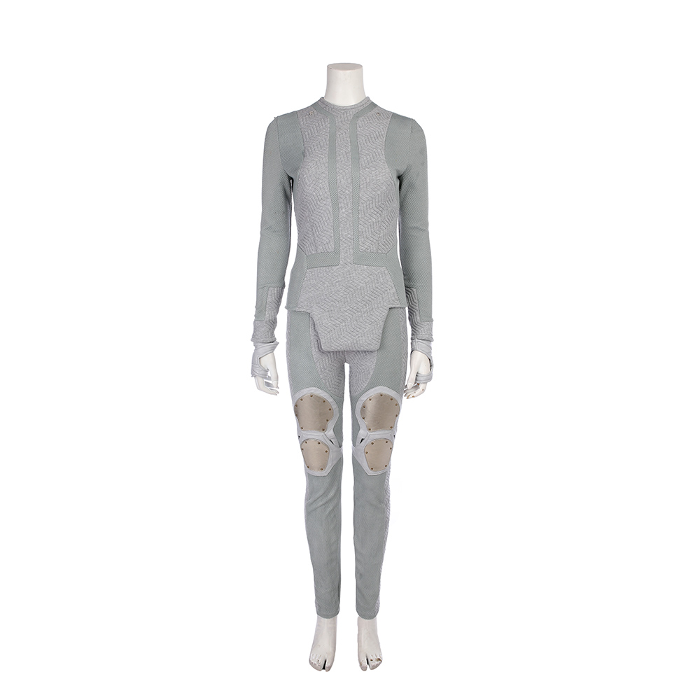 Marvel Movie Thor Ragnarok Valkyrie White War Armor Cosplay Costume  M20170176