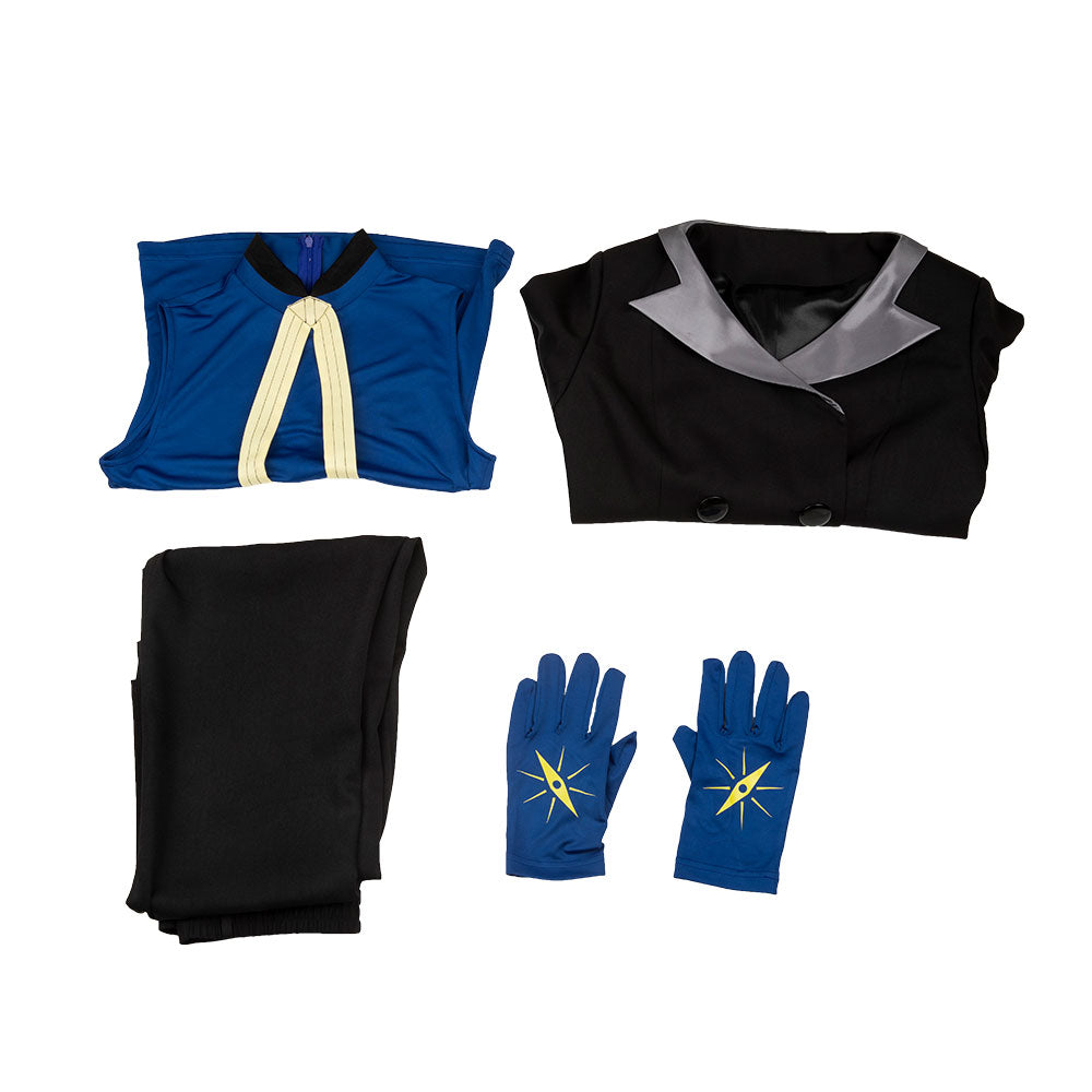 Pokemon Scarlet and Violet Geeta Cosplay Costume