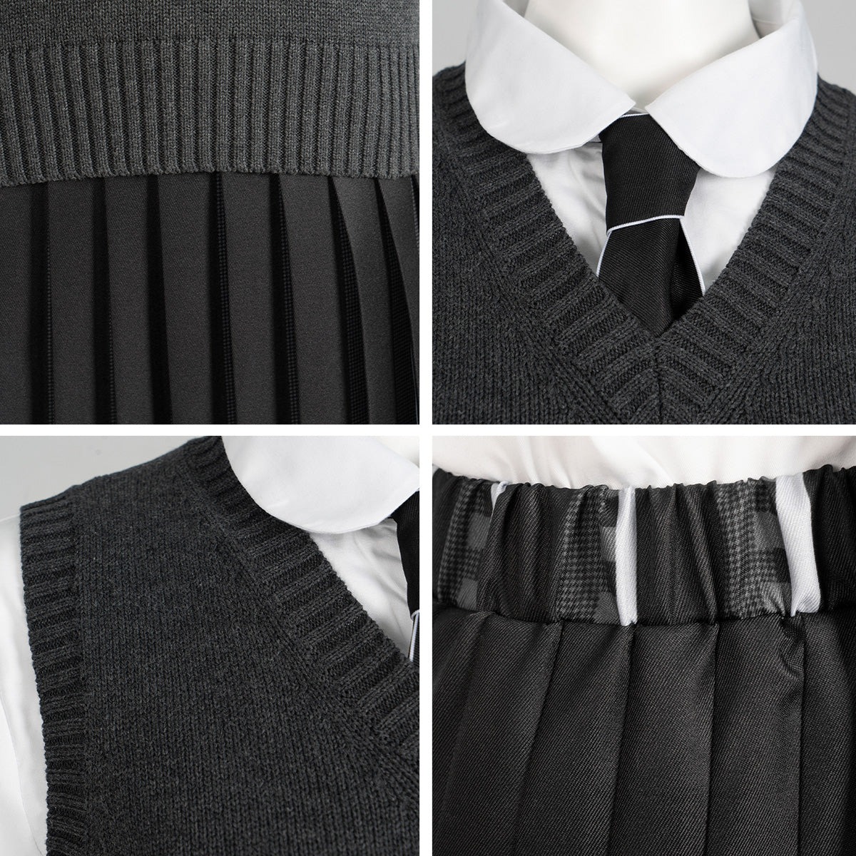 The Addams Family 2022 Wednesday Wednesday Addams School Uniform Cosplay Costume