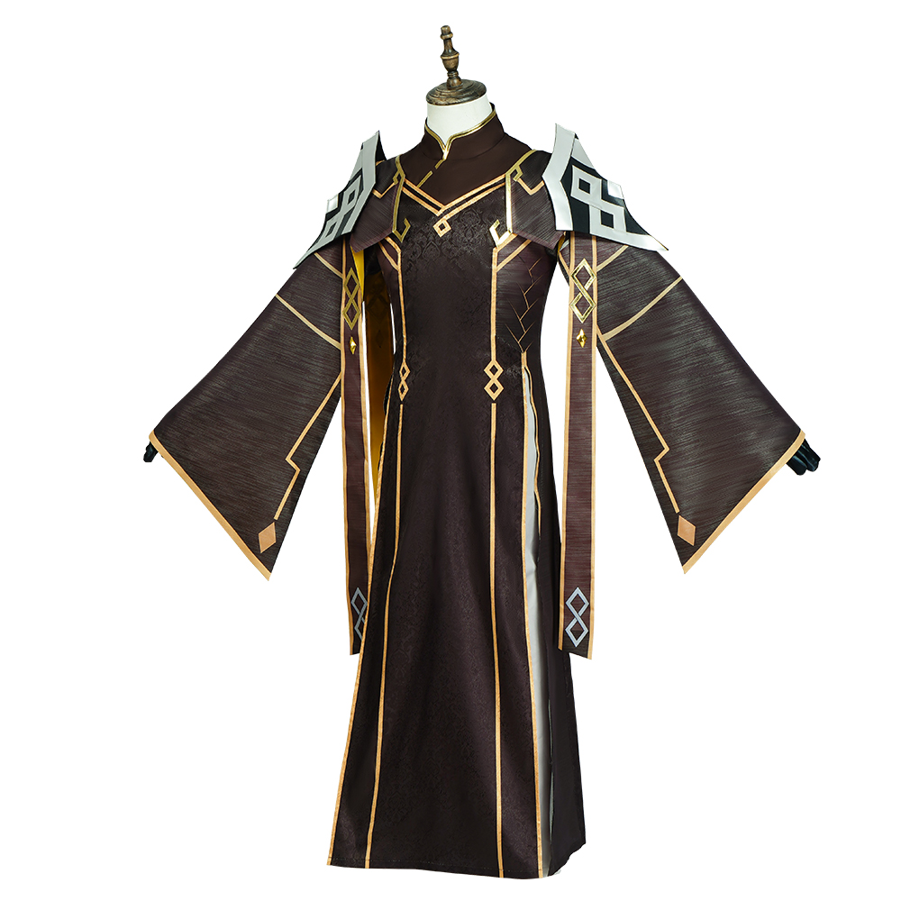 Genshin Impact Rock King Zhongli Cosplay Costumes