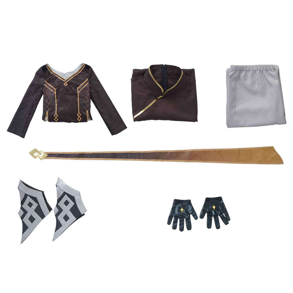 Genshin Impact Rock King Zhongli Cosplay Costumes