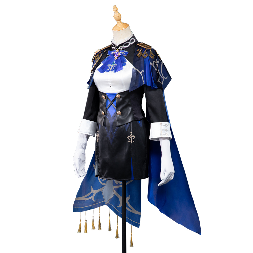 Game Genshin Impact Clorinde Cosplay Costume Halloween Costume Sets R20230179