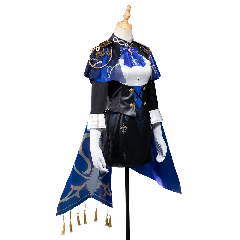 Game Genshin Impact Clorinde Cosplay Costume Halloween Costume Sets R20230179