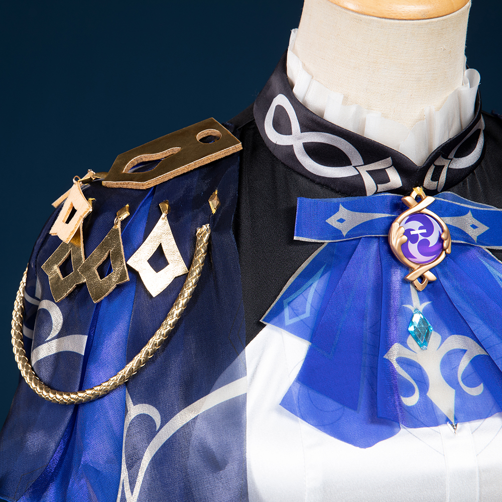 Game Genshin Impact Clorinde Cosplay Costume Halloween Costume Sets R20230179