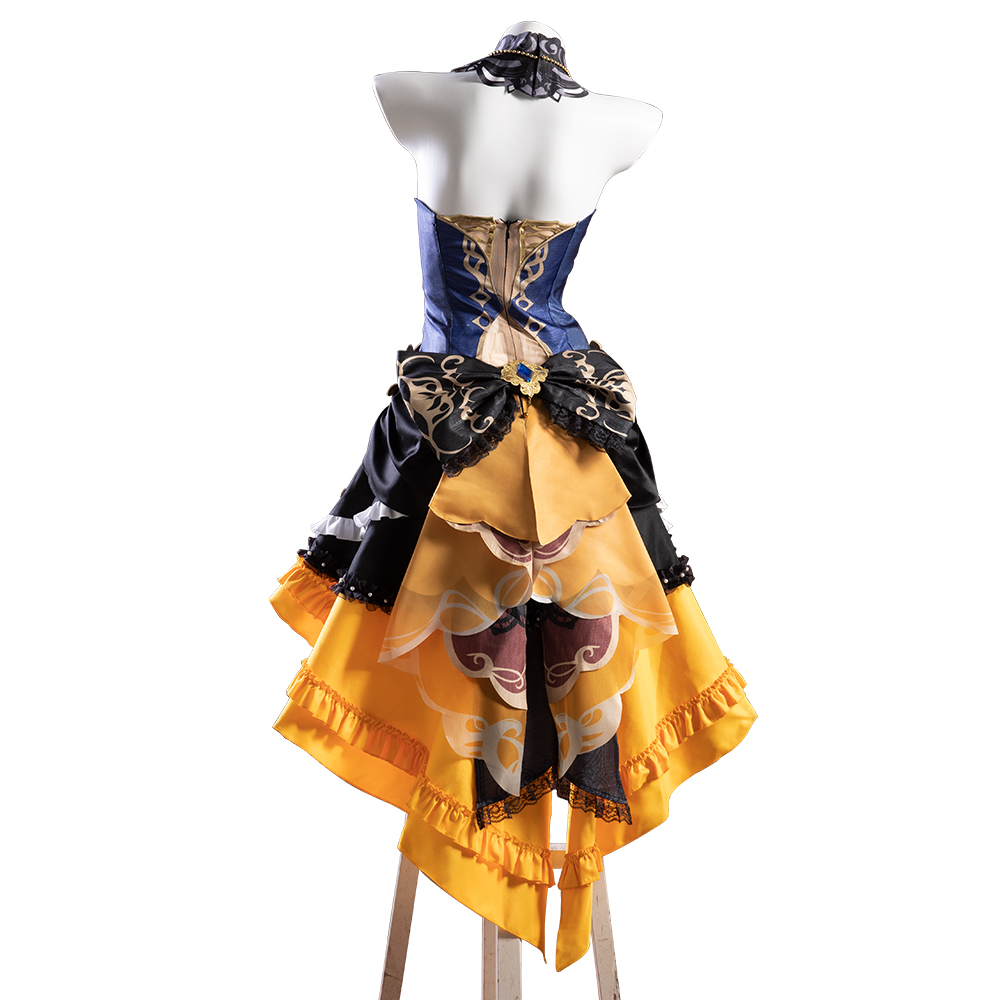 Game Genshin Impact Navia Caspar Cosplay Costume Halloween Costume Sets R20230181