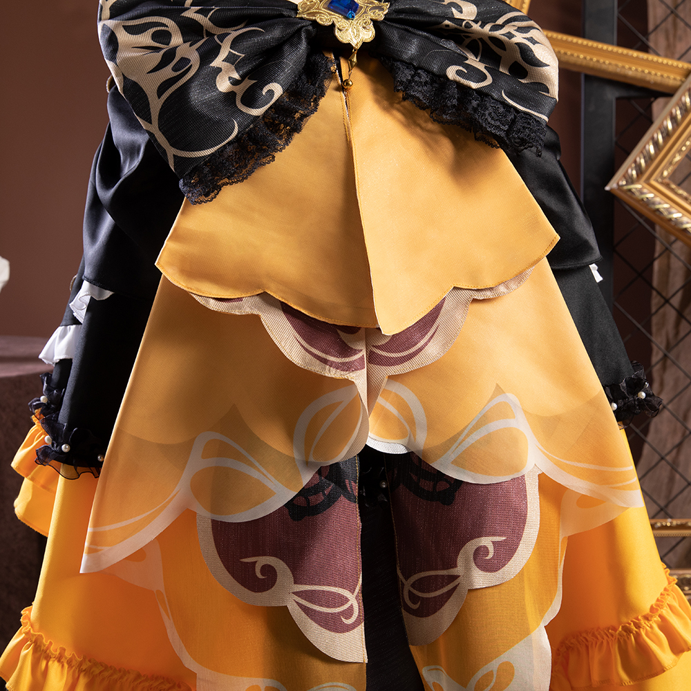Game Genshin Impact Navia Caspar Cosplay Costume Halloween Costume Sets R20230181