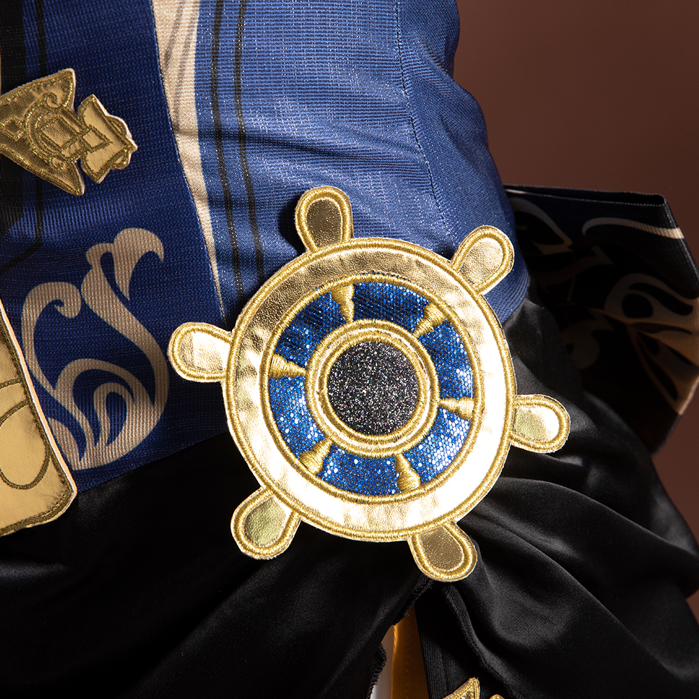 Game Genshin Impact Navia Caspar Cosplay Costume Halloween Costume Sets R20230181