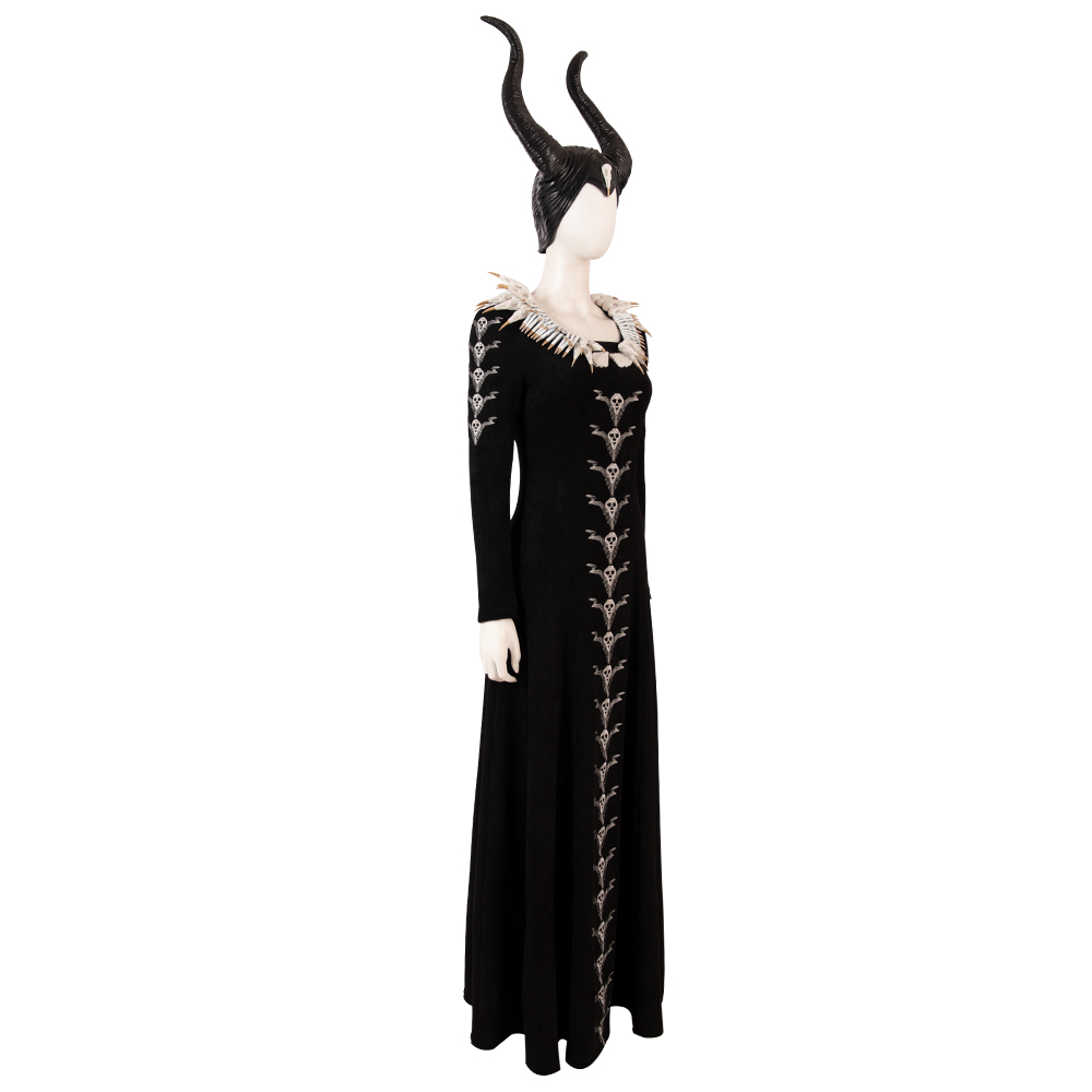 Movie Maleficent Disguise Disney Sleeping Beauty Cosplay Costume With Hat And Wings  M20190310
