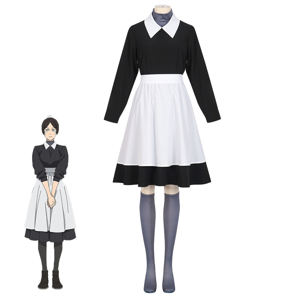 【Ready for ship】Anime Jujutsu Kaisen Kuroi Misato Maid Uniform Dress StagePerformance Cosplay Costume 