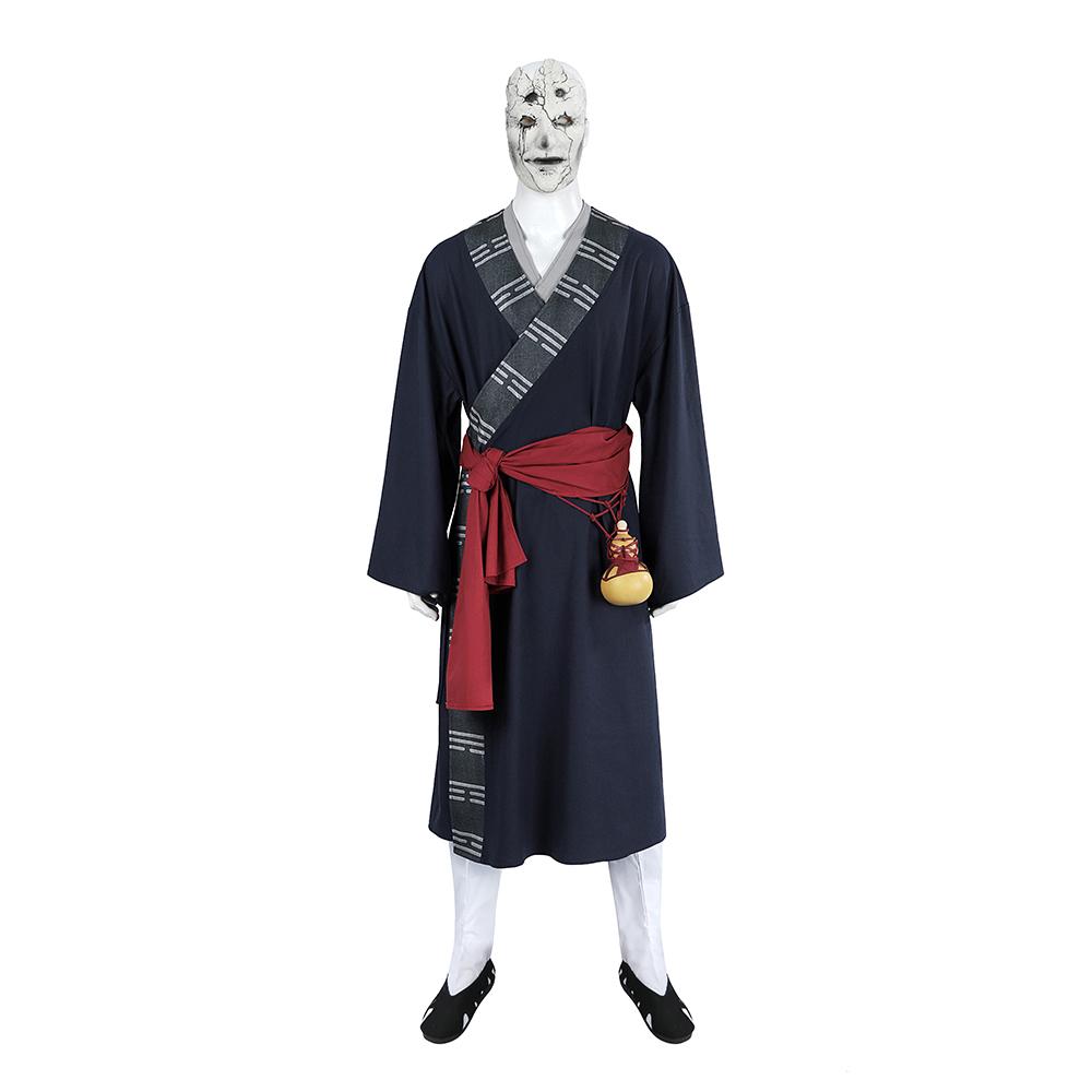 BlackMyth-Wukong Cosplay Costume Mask Shoes Full Set