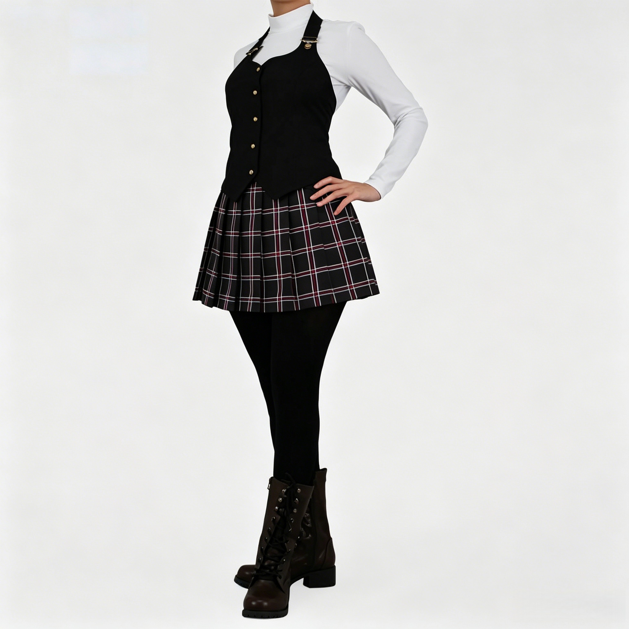 Persona 5 Makoto Niijima Cosplay Costume - New Edition