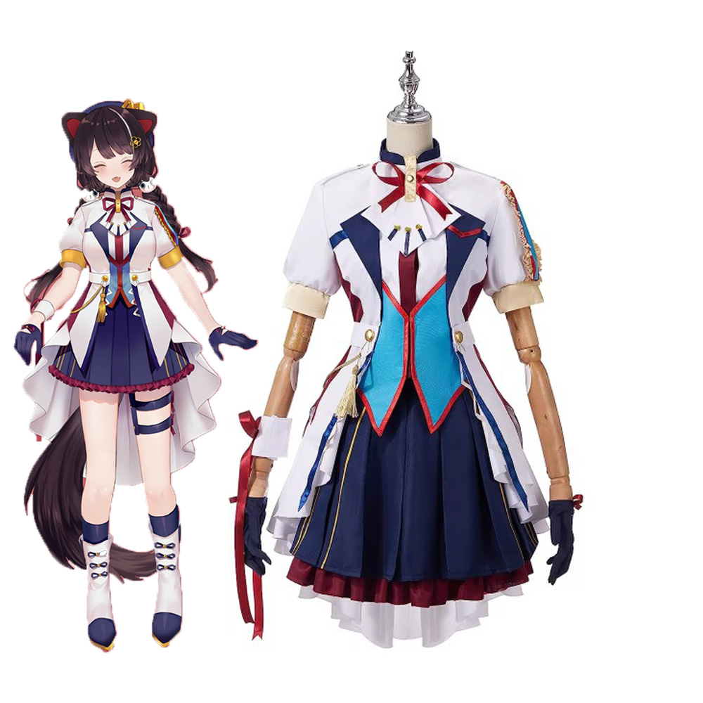 Anime Virtual YouTuber Inui Toko Cosplay Costume