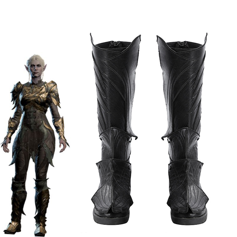 Baldur's Gate 3 Minthara Cosplay Shoes Boots