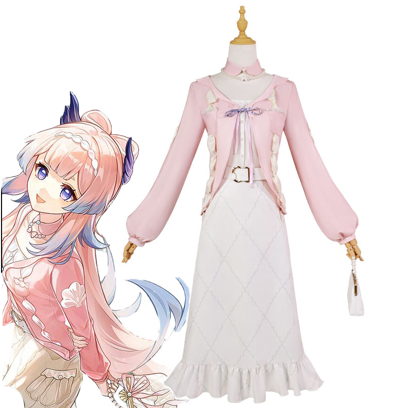 Kokomi Sangonomiya Xiaohongshu x Genshin Impact Migration to the Coral Sea Cosplay